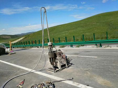 肥西公路地基基础注浆加固